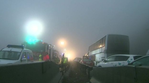 Tömegbaleset Szlovéniában